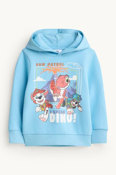Kinder Buben - PAW Patrol - Marshall, Rex - Hoodie - hellblau
