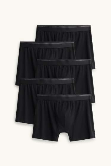 Herren - Multipack 5er - Trunks - schwarz
