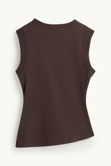 Damen - Top - dunkelbraun