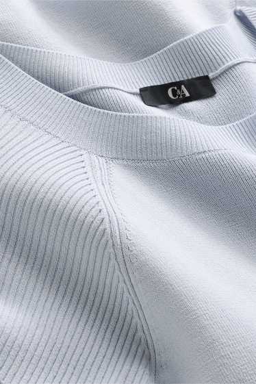 Donna - Maglione - a maniche corte - azzurro