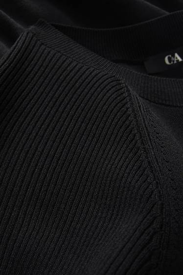 Donna - Maglione - a maniche corte - nero