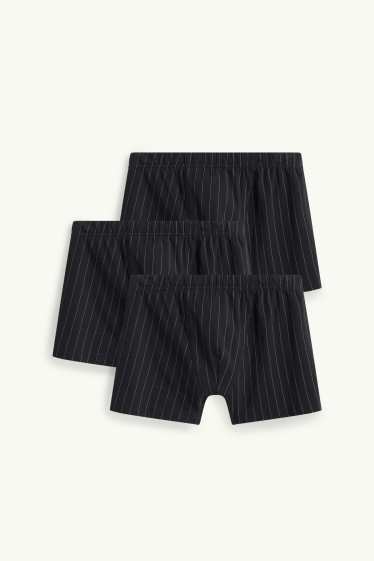 Herren - Multipack 3er - Trunks - schwarz