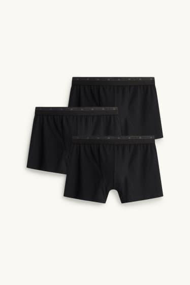 Herren - Multipack 3er - Trunks - schwarz