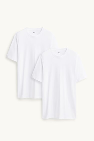 Herren - Multipack 2er - Unterhemd - weiß