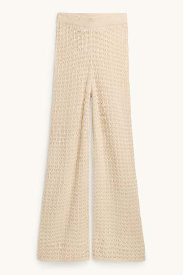 Dames - Broek - beige