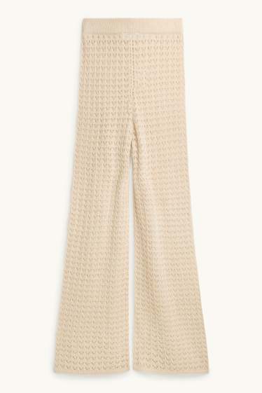 Dames - Broek - beige