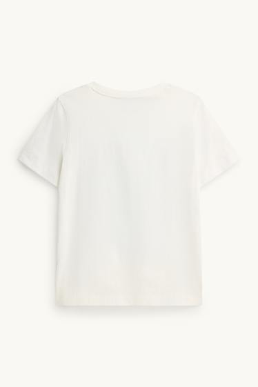 Damen - T-Shirt - Regular Fit - weiss