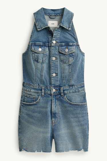 Donna - Tuta di jeans - jeans blu