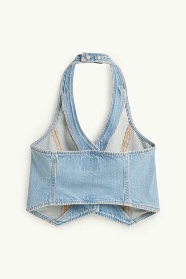 Damen - Jeans-Top - helljeansblau