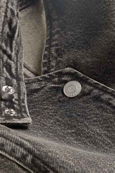 Damen - Jeans-Top - jeansgrau