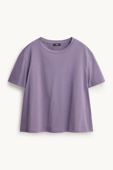 Femmes - T-shirt - regular fit - violet