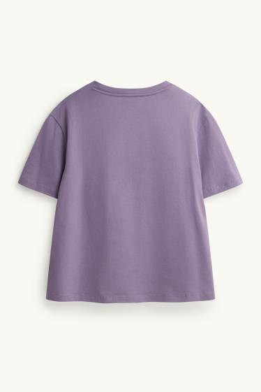 Femmes - T-shirt - regular fit - violet