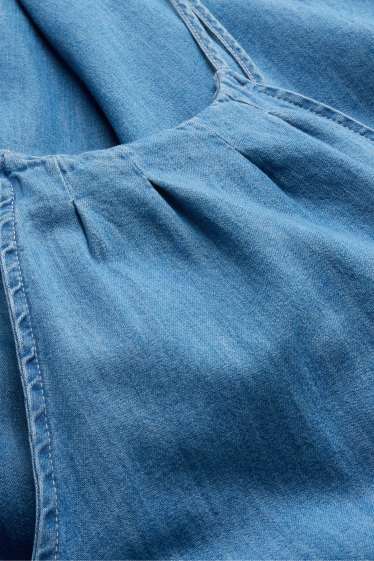 Damen - Jeans-Kleid - jeansblau