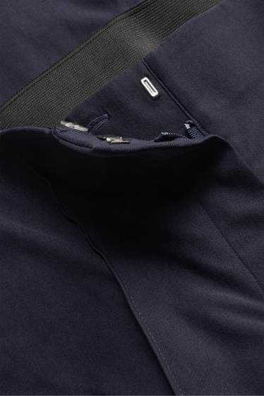 Dames - Capri broek - high waist - slim fit - donkerblauw