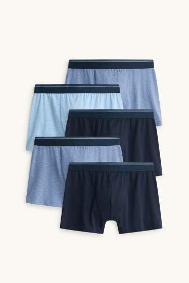 Herren - Multipack 5er - Trunks - blau