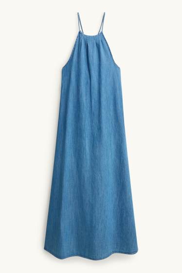Damen - Jeans-Kleid - jeansblau
