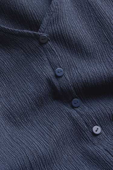 Damen - Langarmshirt - Regular Fit - dunkelblau