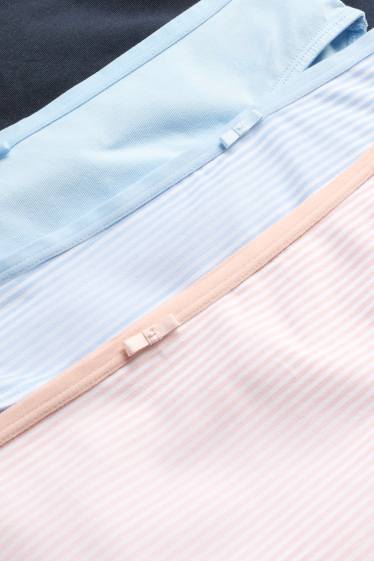 Femmes - Lot de 4 - culottes - bleu foncé