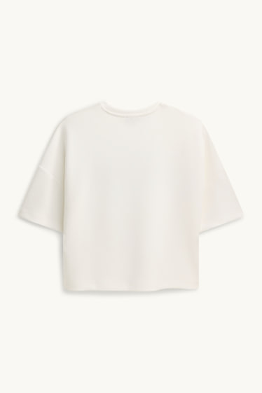 Dona - Samarreta de màniga curta - relaxed fit - blanc