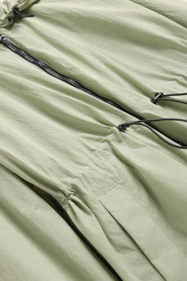 Damen - Jacke mit Kapuze - hellgrün