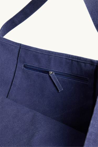 Femmes - Grand cabas - jean bleu foncé