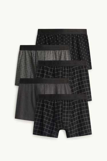 Herren - Multipack 5er - Trunks - schwarz
