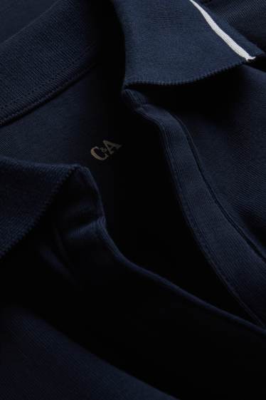 Femmes - Polo - regular fit - bleu foncé