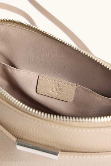 Femmes - Sac à bandoulière - synthétique - beige