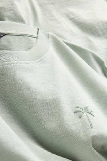 Herren - T-Shirt - Regular Fit - hellgrün