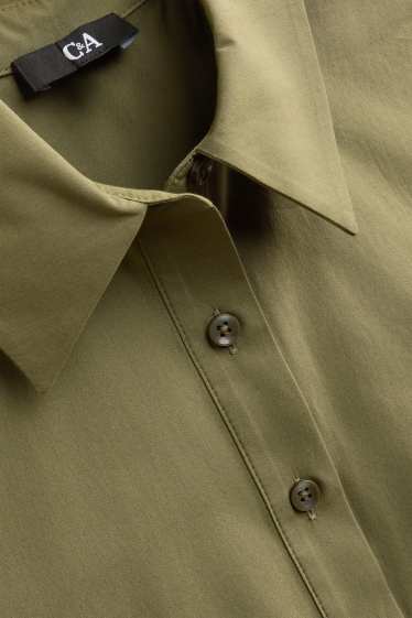 Damen - A-Linien-Kleid - khaki