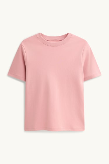 Damen - T-Shirt - Regular Fit - rosa