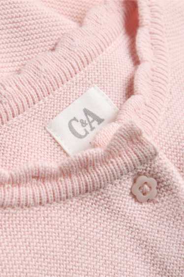 Baby Mädchen - Baby-Strickjacke - rosa
