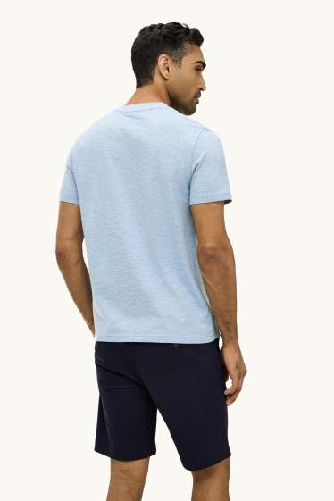 Home - Samarreta de màniga curta - regular fit - de ratlles - blau