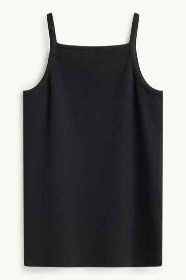 Enfants filles - CapyFun - ensemble - T-shirt et top - 2 pièces - blanc