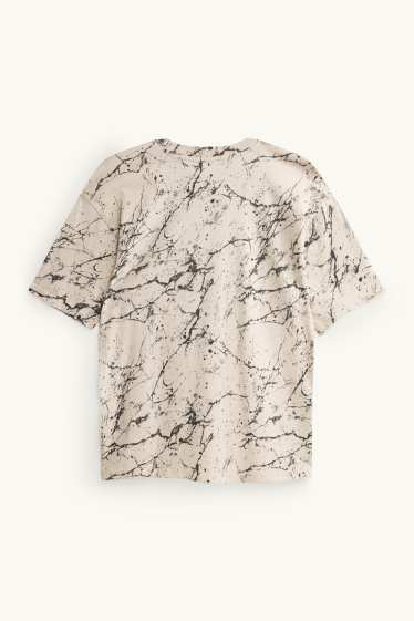 Copii - Băieți - Tricou cu mânecă scurtă - cu model - crem