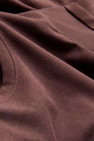 Femei - Tricou - relaxed fit - maro închis