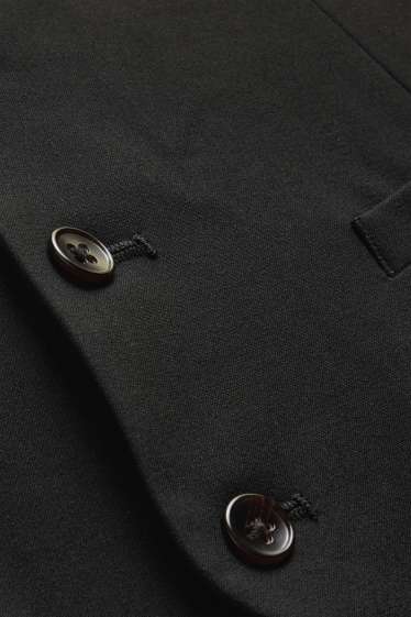 Herren - Baukasten-Weste - Slim Fit - Flex - schwarz