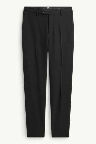 Herren - Baukasten-Hose - Slim Fit - Flex - schwarz