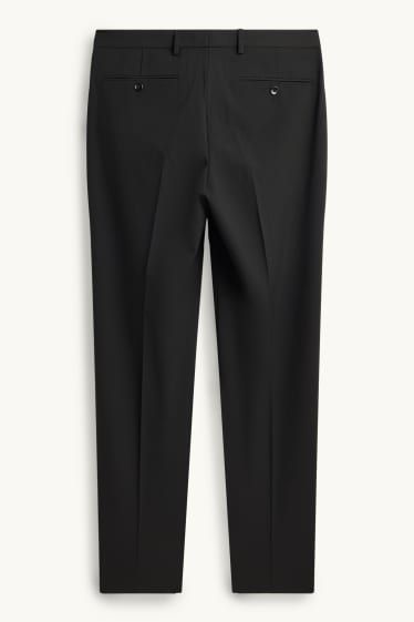 Pánské - Oblekové kalhoty - regular fit - Flex - černá
