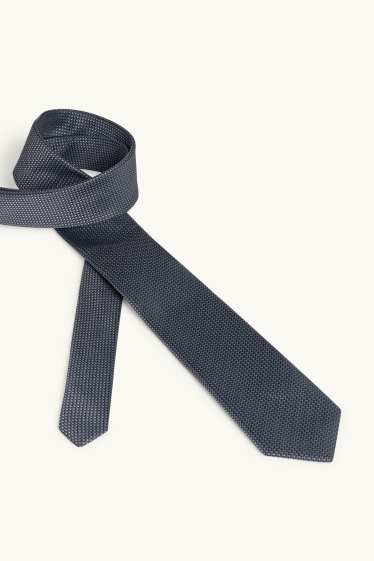 Herren - Krawatte - dunkelgrau