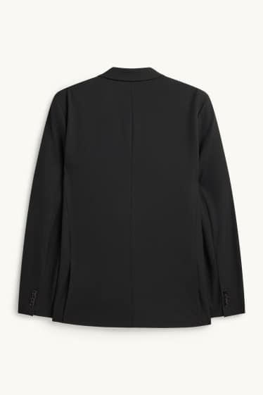 Pánské - Oblekové sako - slim fit - Flex - černá