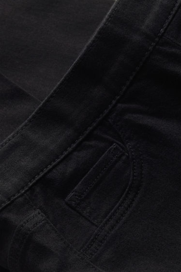 Damen - Jeggings Jeans - Mid Waist - schwarz