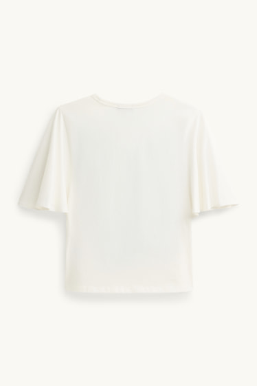 Femmes - T-shirt - regular fit - blanc