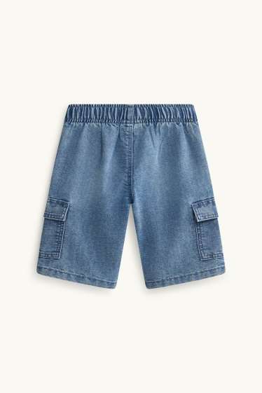 Enfants garçons - Bermuda en jean - jean bleu