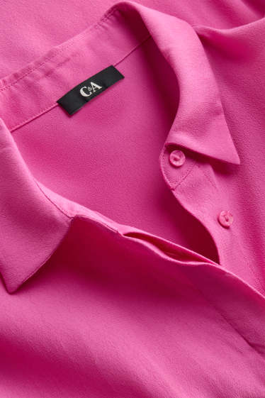 Dames - Blouse - fuchsiarood