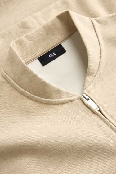 Herren - Sweatjacke - beige