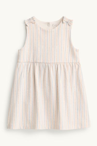 Miminka - dívky - Šaty pro miminka - krémové barvy