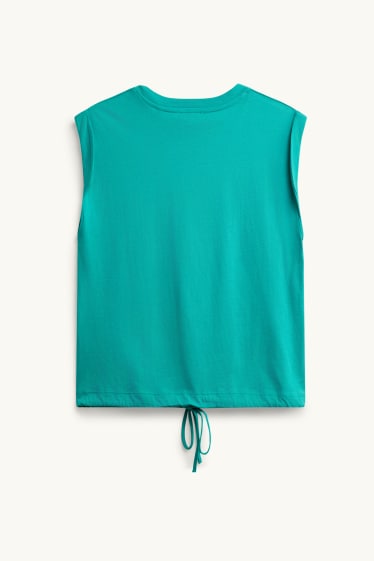 Damen - T-Shirt - Regular Fit - türkis