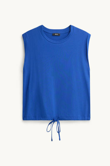 Femmes - T-shirt - regular fit - bleu