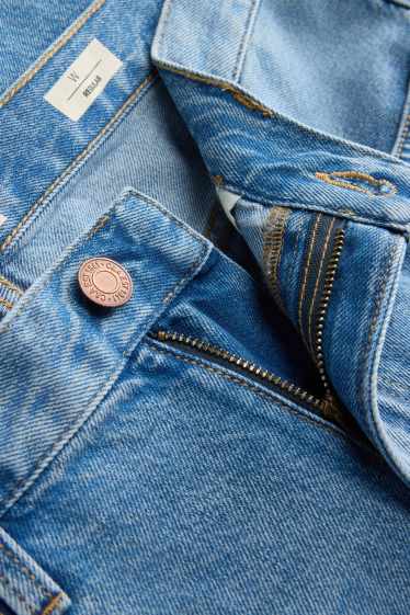 Men - Denim shorts - blue denim